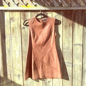 Leather dress