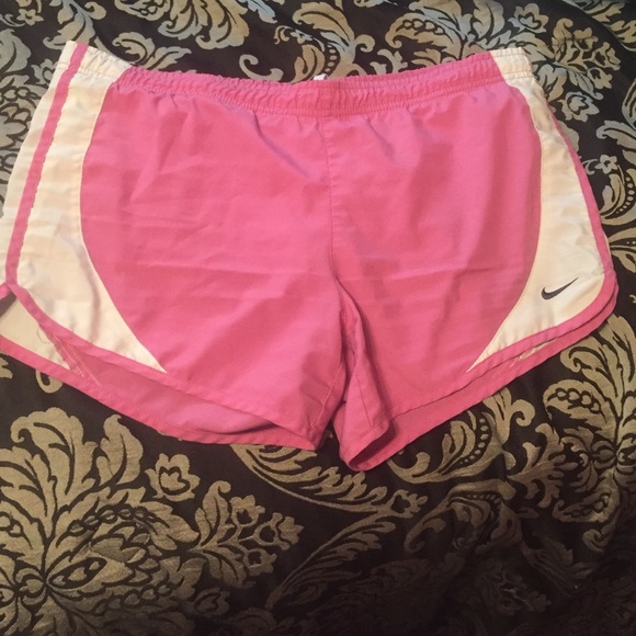 pink nike shorts