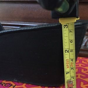 Authentic Tory Burch wedge mules