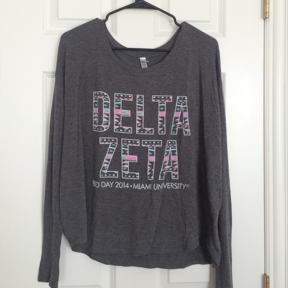 Delta zeta long sleeve shirt