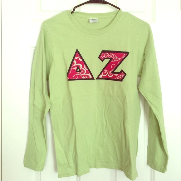 Long sleeve delta zeta shirt