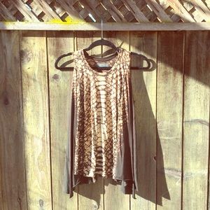 Snake print top