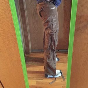 Wet Seal brown corduroy cargo pants