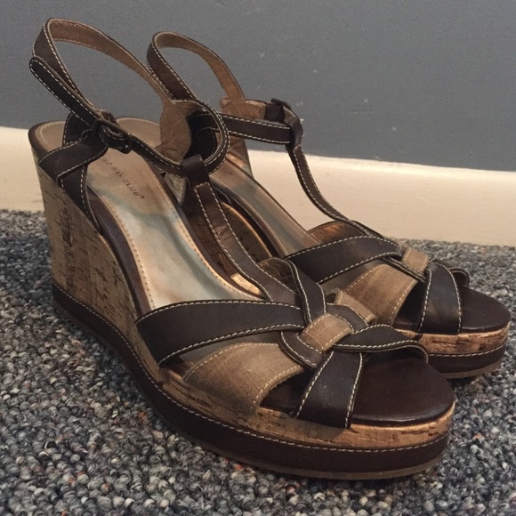 Brown Sandal Wedges size 9.5