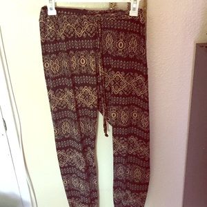 High Waisted Slouchy Pants
