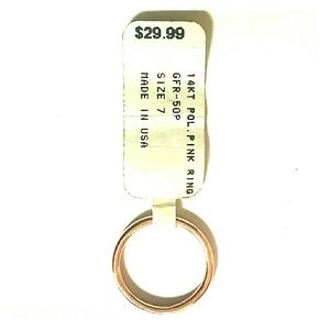 14kt Rose Gold Sz 7
