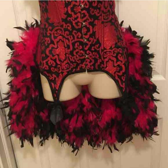 Other - Burlesque Handmade Feather Costume Other - Burlesque Handmade Feather Costume