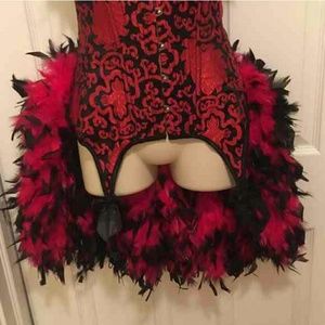 Other - Burlesque Handmade Feather Costume Other - Burlesque Handmade Feather Costume
