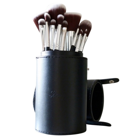 Stenny Cosmetics 12pcs extended brush set with cup