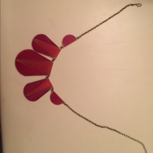 Pink chunky necklace