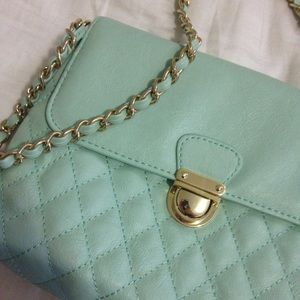 SOLD ON MERCARI Forever 21 Turquoise Satchel