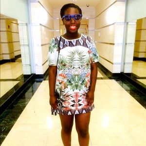 Zara Printed Shift Dress