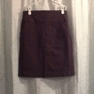 Banana republic navy blue pencil skirt