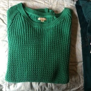 Green sweater