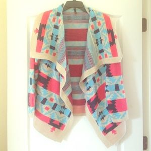 New Tribal Print Cardigan