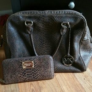 Michael Kors purse and wallet
