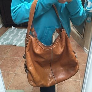 Tan leather Michael Kors bag