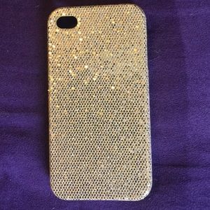 Gold glitter iPhone 4 & 4s case!