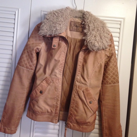 Zara leather jacket