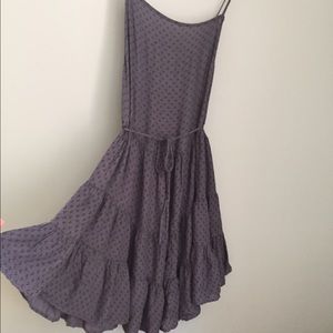 Free People Flowy Lace up Dress