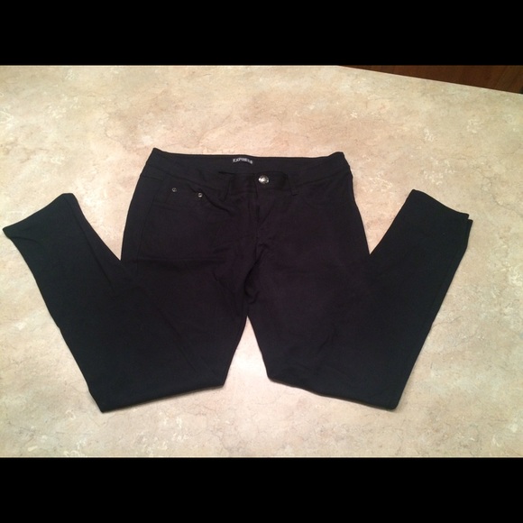 Express Currant Pocket Ponte Leggings