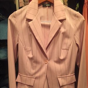 Suit pink pants and jacket
