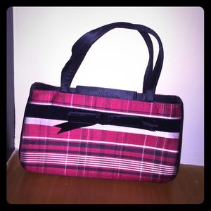 Ann Taylor plaid evening bag