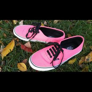Neon Pink Vans