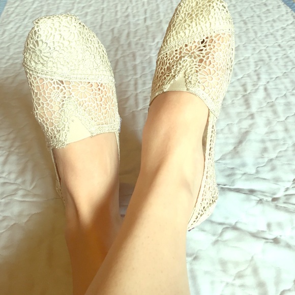 Bobs lace cream sneakers