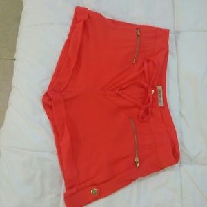 Coral shorts