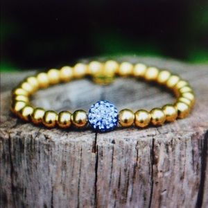 Rustic Cuff- Ireland Purple/ Gold