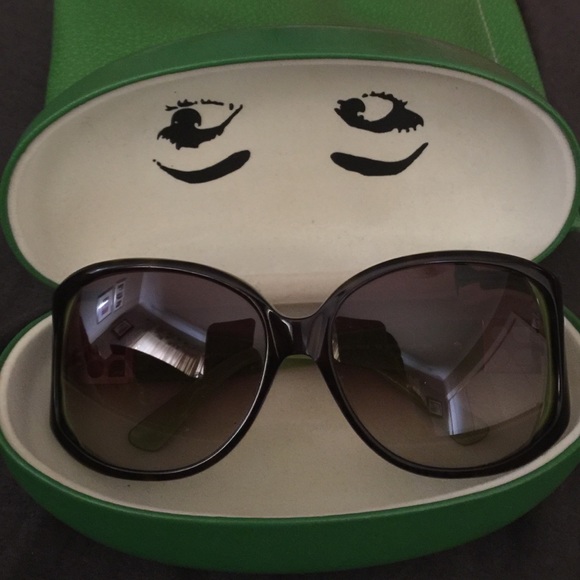 Kate Spade Skylar Tortoise/Kiwi Sunglasses