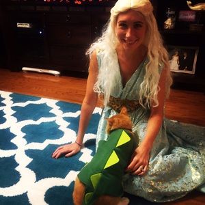 Khaleesi inspired Halloween costume
