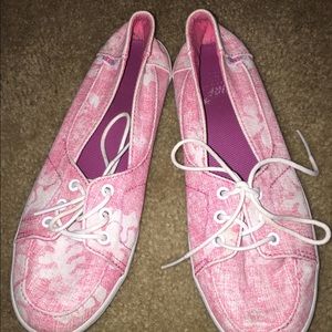Vans pink shoe