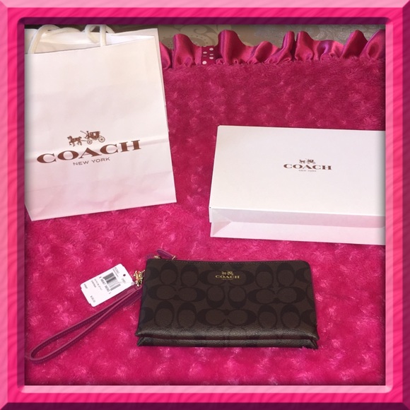 Pre Weekend Sale:  Double Zip Coach Wallet