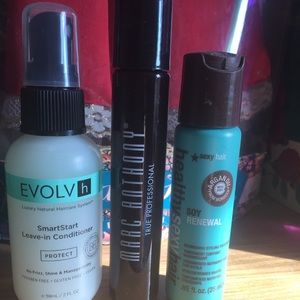 3 travel size hair treatments