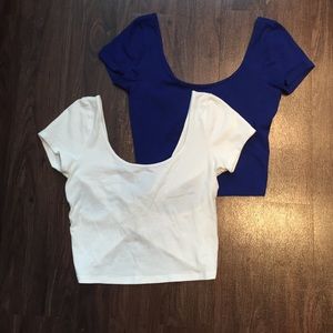 2 for 1 crop top tees!