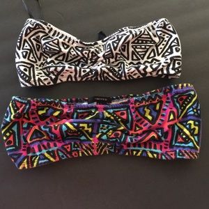 Two Forever 21 Bandeaus