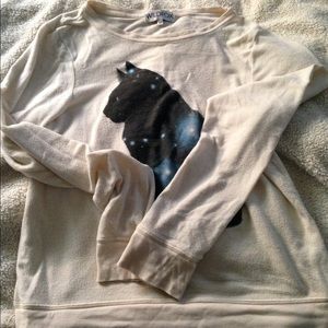 Wildfox Dollskill Galaxy Cat Jumper