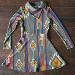 Aztec print tunic/dress