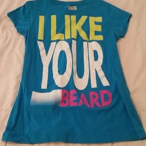 Lg "I like your beard" tee
