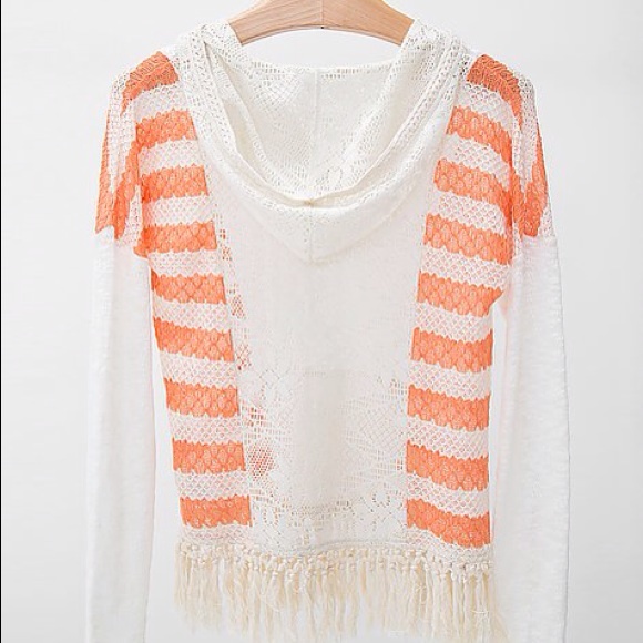 NWOT miss me sweater with Fringe small - Picture 2 of 3