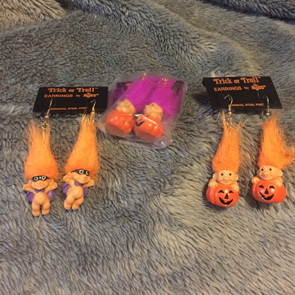 NWOT Troll Doll Earring Bundle *3 for $12*