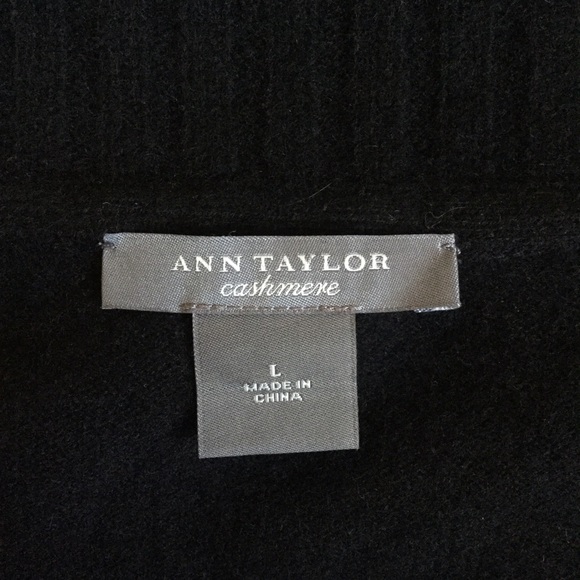 Ann Taylor Sweaters - ππΊ Black Cashmere Shawl Collar Sweater πΊπ Ann Taylor Sweaters - ππΊ Black Cashmere Shawl Collar Sweater πΊπ