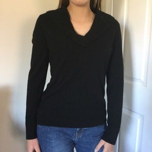 Ann Taylor Sweaters - ๐๐บ Black Cashmere Shawl Collar Sweater ๐บ๐ Ann Taylor Sweaters - ๐๐บ Black Cashmere Shawl Collar Sweater ๐บ๐