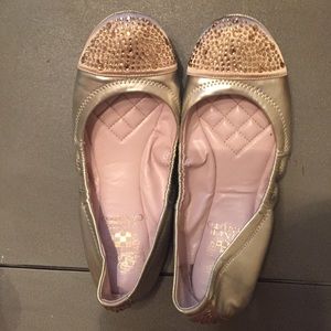 Gold Vince Camuto flats