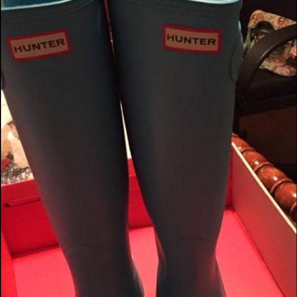 Tiffany Blue Hunter Rain Boots