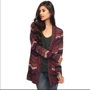 🚫SOLD🚫Violet Harmon ZigZag Cardigan