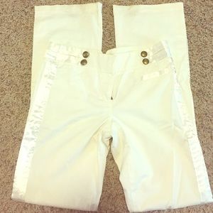 BCBG white/cream dress pant