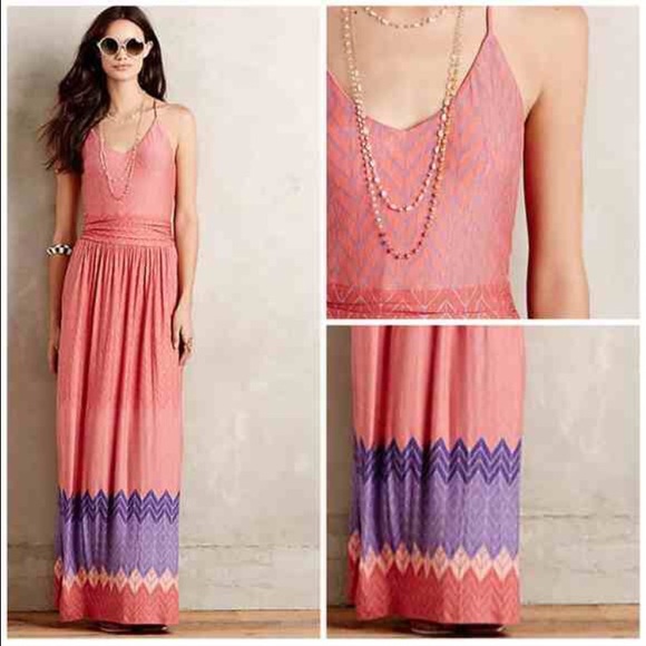SOLD NWT Anthropologie Maxi Dress $158 - Picture 4 of 4